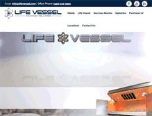 Tablet Screenshot of lifevessel.com
